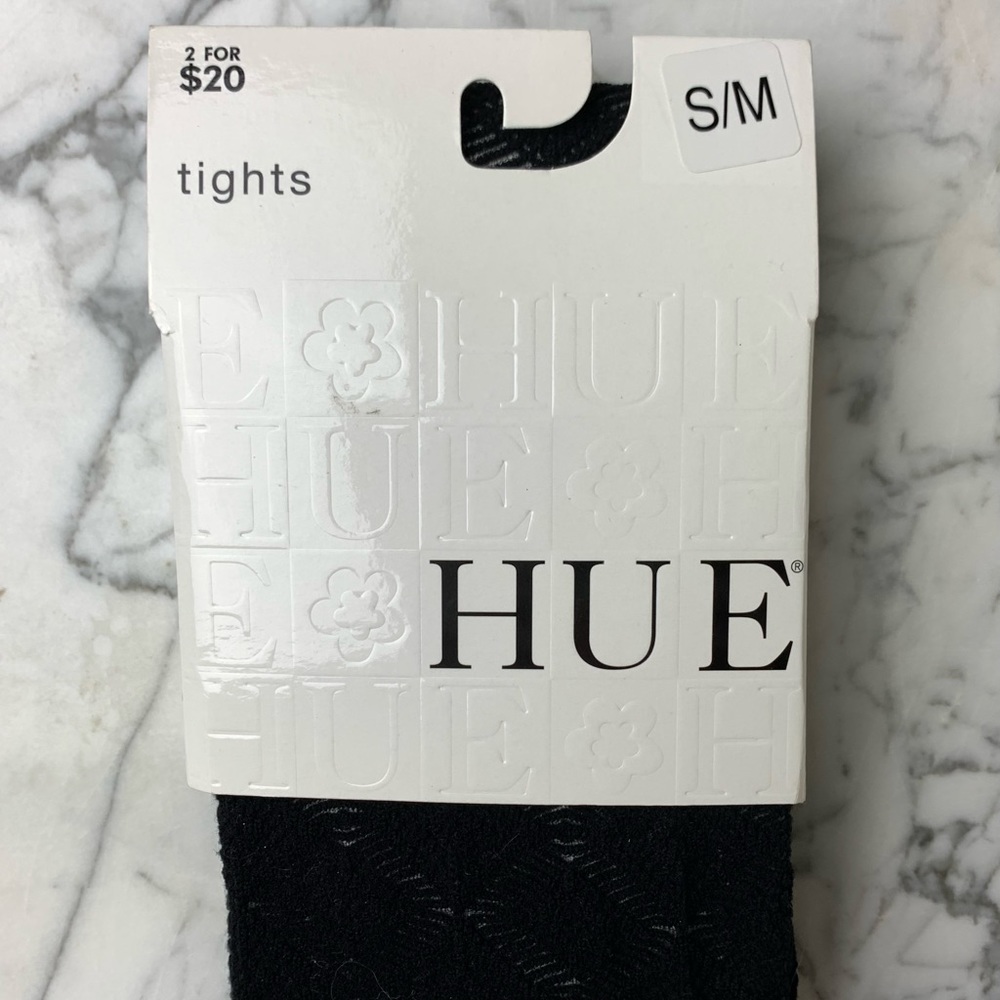 HUE Black Diamond Openwork Net Tights